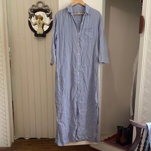 120% LINO Long Sleeve Maxi Dress